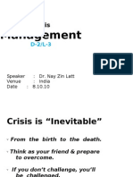 3. Crisis Management