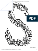 E Planse - Ro - Print - PHP - LNK Planse - Alfabetul Cu Flori - Alfabetul Cu Flori de Colorat p19