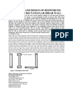 ANALYSIS AND DESIGN OF REINFORCED CONCRETE RECTANGULAR SHEAR WALL