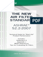Air Filter Standard ASHRAE 52.2-2007