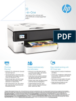 HP OfficeJet Pro 7720 Wide Format A3 All-in-One Colour Inkjet Printer	