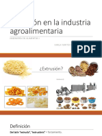 Extrusión en La Industria Agroalimentaria