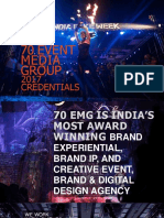 70 EMG India's award-winning experiential marketing agency