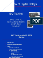 Overview of Digital Relays: ISO Training