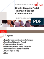 Using Oracle Isupplier Portal To Improve Supplier Communication