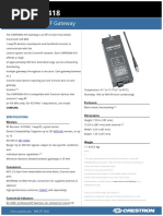 Cnrfgwa-418: 418Mhz 1-Way RF Gateway