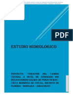 Estudio Hidrologico