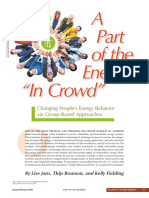 A of The Energy "In Crowd": Changing People's Energy Behavior Via Group-Based Approaches