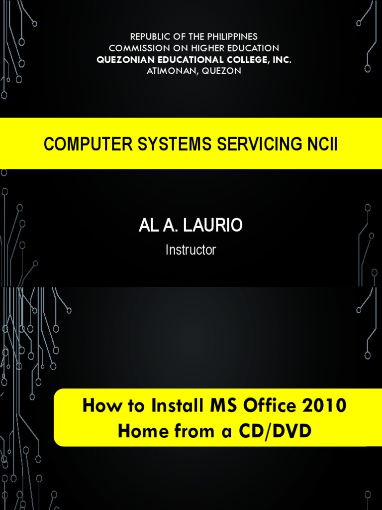 Installing MS Office 2010 | PDF
