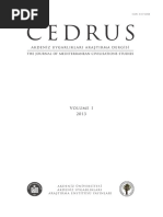 Cedrus Volume 1 - 2013