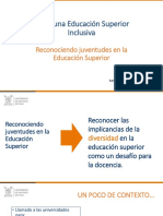 Hacia Una Educación Superior Inclusiva