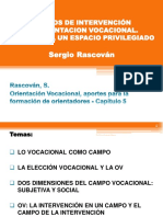 CAMPOS DE INTERVENCION EN ORIENTACION VOCACIONAL LA ESCUELA UN ESPACIO PRIVILEGIADO Sergio Rascovan PDF