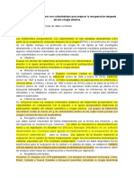 Tratamiento Preoperatorio Con Carbohidratos para Mejorar La Recuperación Después de Una Cirugía Electiva