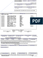 PDF Credit Card Statement