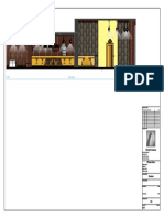 Elevation drawing of a building at 1:50 scale