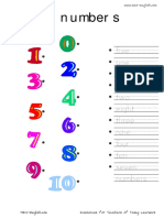 Basic English Numbers1 - Spaghetti