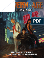 Modern AGE RPG Quickstart