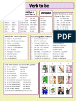 Write The Verb To Be and Change To Short Form.: Re-Arrange The Sentence