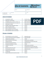 Checklist Fotografias de Casamento - Foto Dicas Brasil PDF