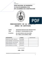 Informe N°7 Cronograma de Obra