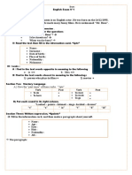 exam n°1 2nd AM Level