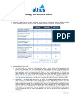 Altius Strategy Math Research Method