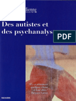 La Cause Freudienne 78 - Des Autistes Et Des Psychanalystes