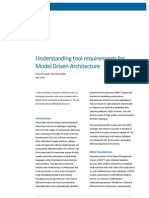 Understanding MDA Tool Requirements