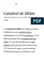 Catedral de Milán - Wikipedia, La Enciclopedia Libre