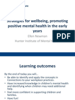 Strategies For Wellbeing, Promoting Positive Mental Health in The Early Years