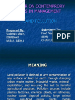 Land Pollution Vaibhav