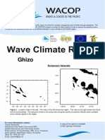 Wave Climate Report for Ghizo, Solomon Islands