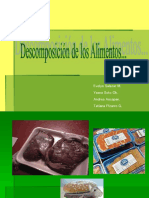 Descomposición de Alimentos