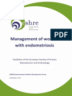 ESHRE Guideline on Endometriosis 2014