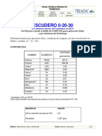 Hoja Técnica Escudero 0-20-30