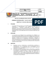 Directiva Proc Eval Aprendisajes Est UNSAAC