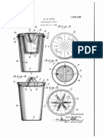 Refreshment Mixer Patented in 1928 with Nested Cups