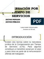 Compensación Por Tiempo de Servicios