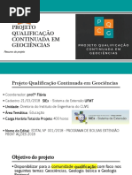 Projqcgeociencias resumo