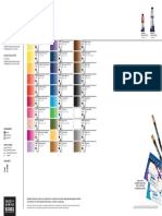 Aquafine Gouache Colour Chart