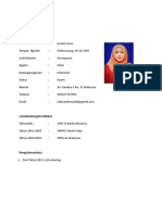 Daftar Riwayat Hidup 