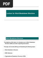 Work Breakdown Structure