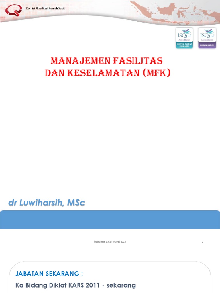 Manajemen Fasilitas dan Keselamatan RS | PDF