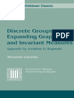 Discrete Groups, Expanding Graphs and Invariant Measures (A. Lubotzky) PDF
