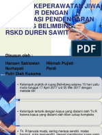 Asuhan Keperawatan Jiwa Pada TN.R Dengan Halusinasi Pendengaran Di Ruang Belimbing RSKD Duren Sawit