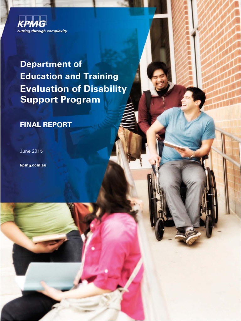 Disability Support Program Evaluation Report | PDF | Disability ...