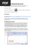 Sing Icrosoft XCEL 2007: Three Worksheet Tabs Appear Each Time You Create A New Workbook. On The Bottom