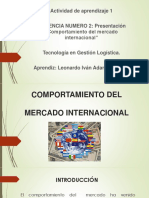 Presentación Comportamiento Del Mercado Internacional