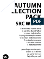 SRC Autumn Election Pack 2010