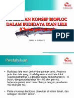 Penerapan Konsep Biofloc Dalam Budidaya Ikan Lele Tukijo